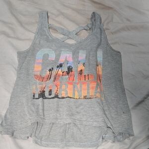 Ardene Gray Cali Sunset Tank Top